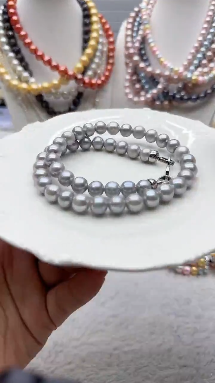 淡水珍珠未镶嵌项链9