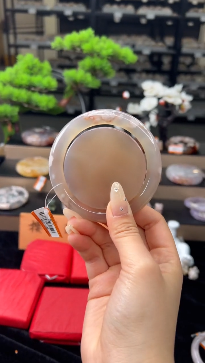 【闪购商品】石英质玉手镯未镶嵌63圈口（赠送镯心）21726