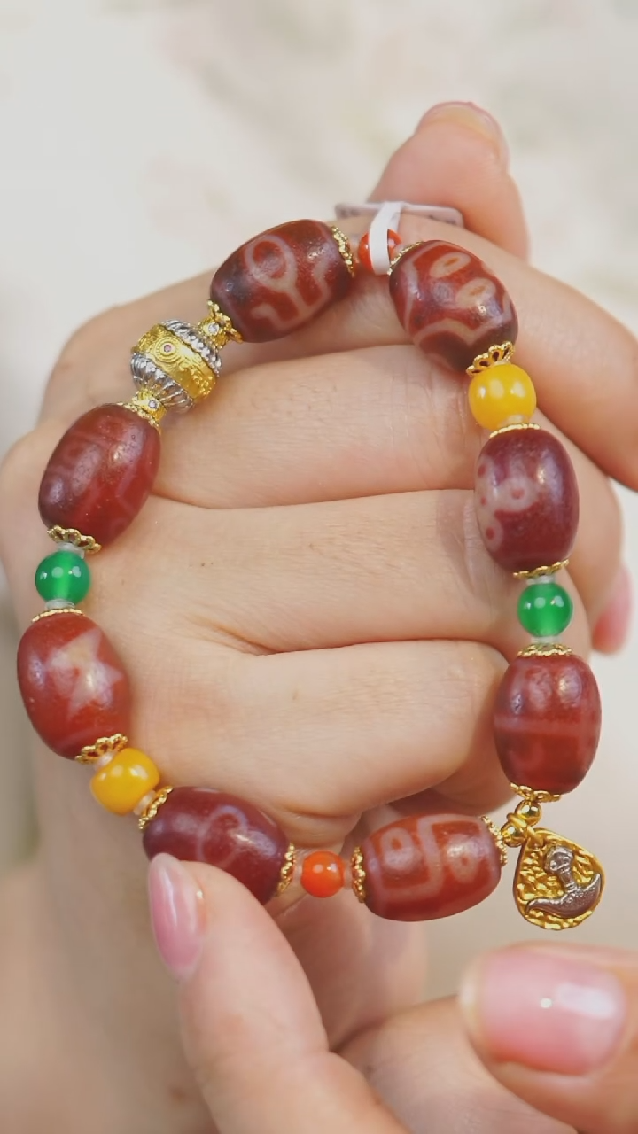 【闪购商品】玛瑙/玉髓手串未镶嵌多样性发一