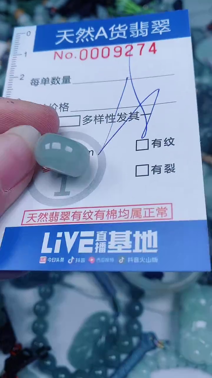 翡翠未镶嵌颈饰00009274