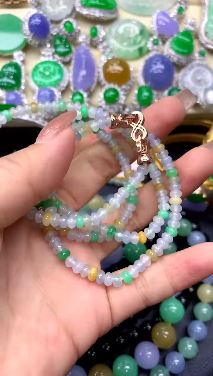 颈饰未镶嵌翡翠186-中国好珍宝