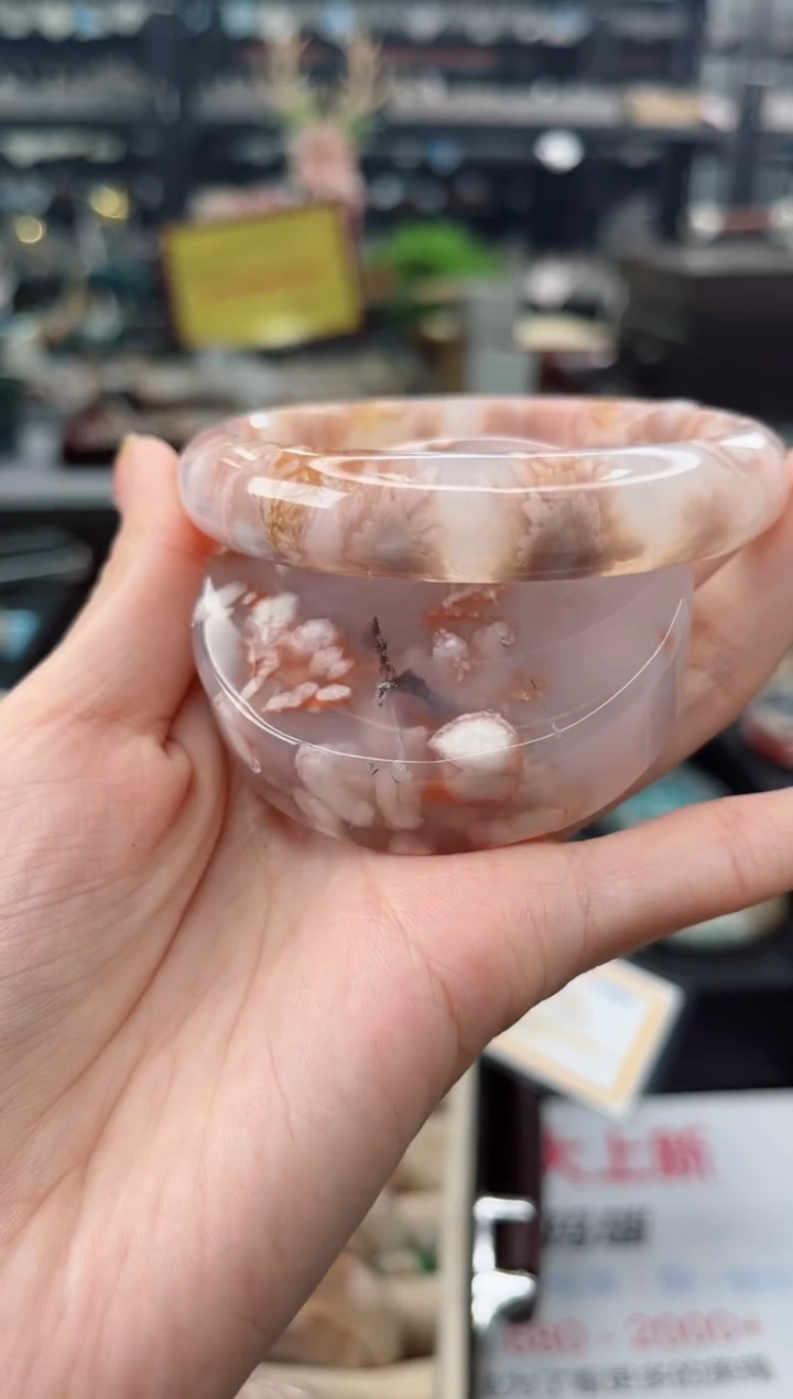 【闪购商品】石英质玉手镯未镶嵌63圈口（赠品镯心）6444121