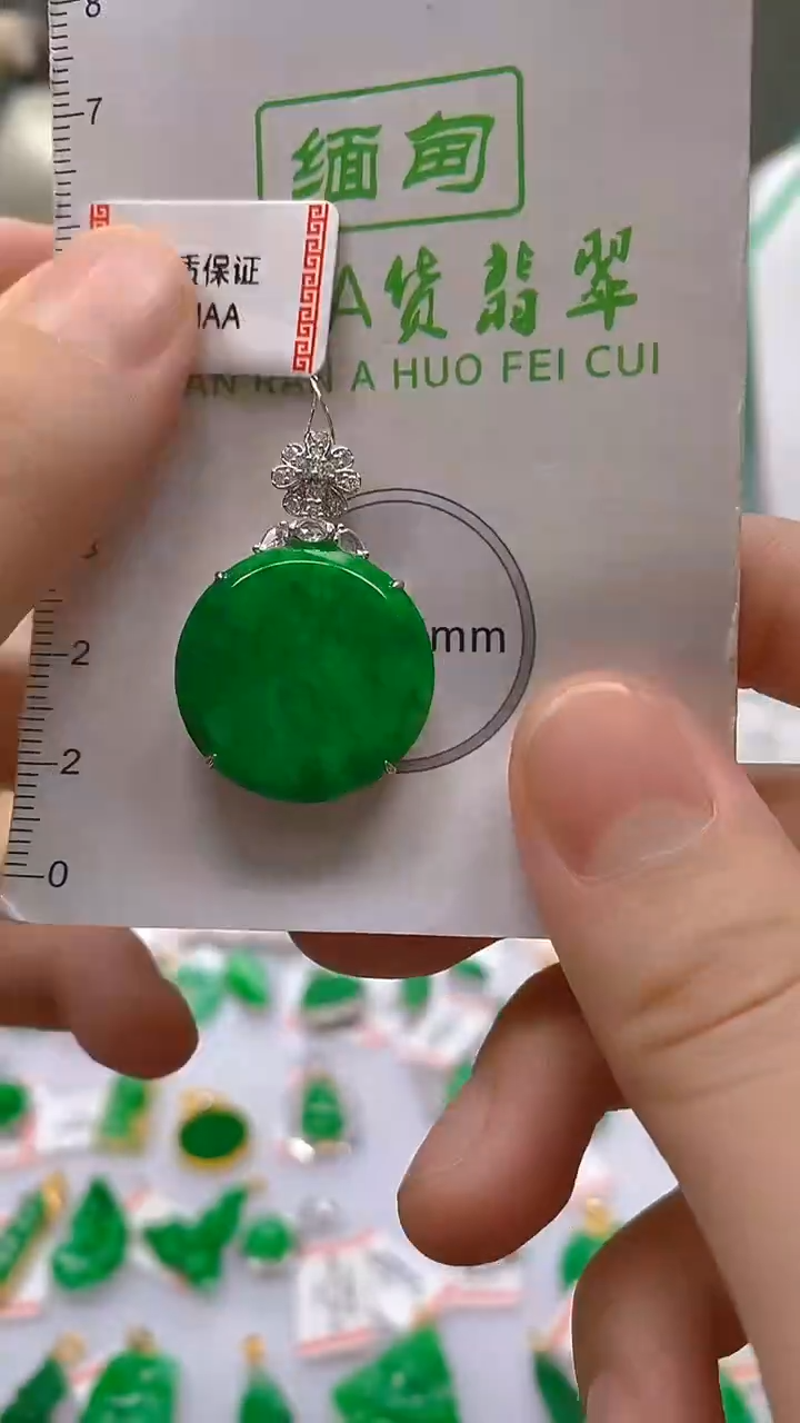 【闪购商品】翡翠颈饰18K金镶嵌新号开播，全场乱卖