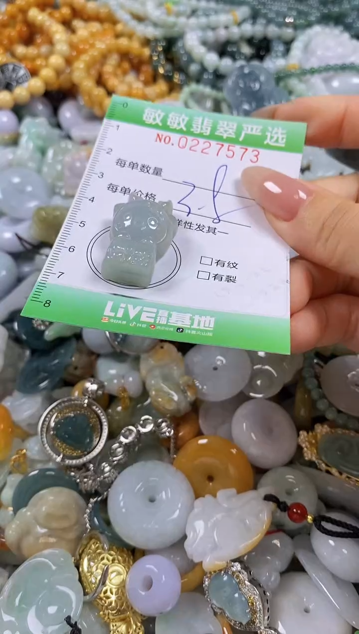 翡翠未镶嵌颈饰闪购0227573