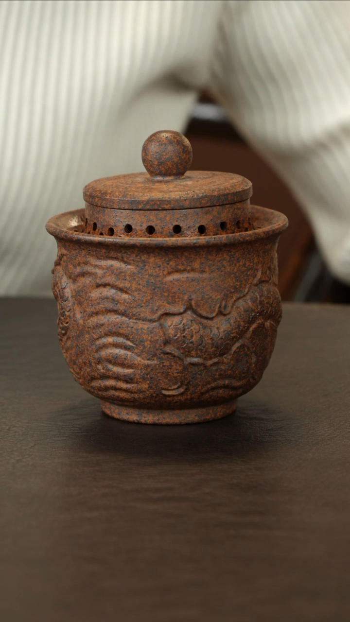 【闪购商品】紫砂香炉直播福利柴烧香炉