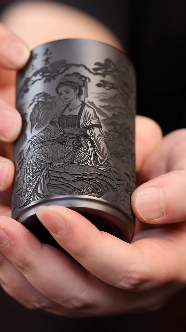 茶杯紫砂宜兴全手工紫砂杯