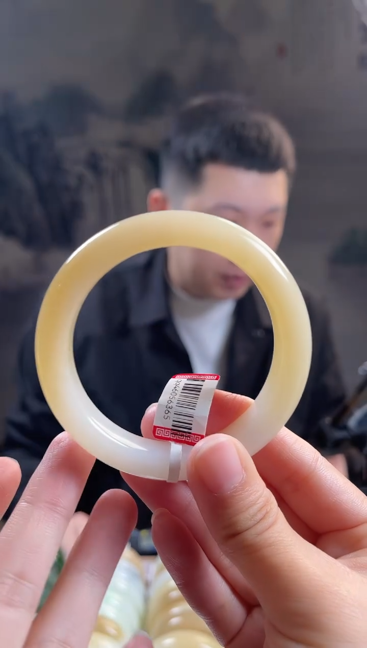 未镶嵌手镯和田玉57圈口6365