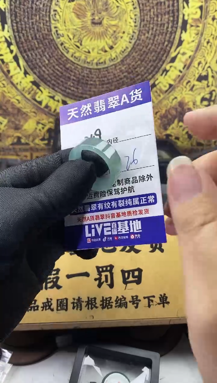 未镶嵌戒圈翡翠249