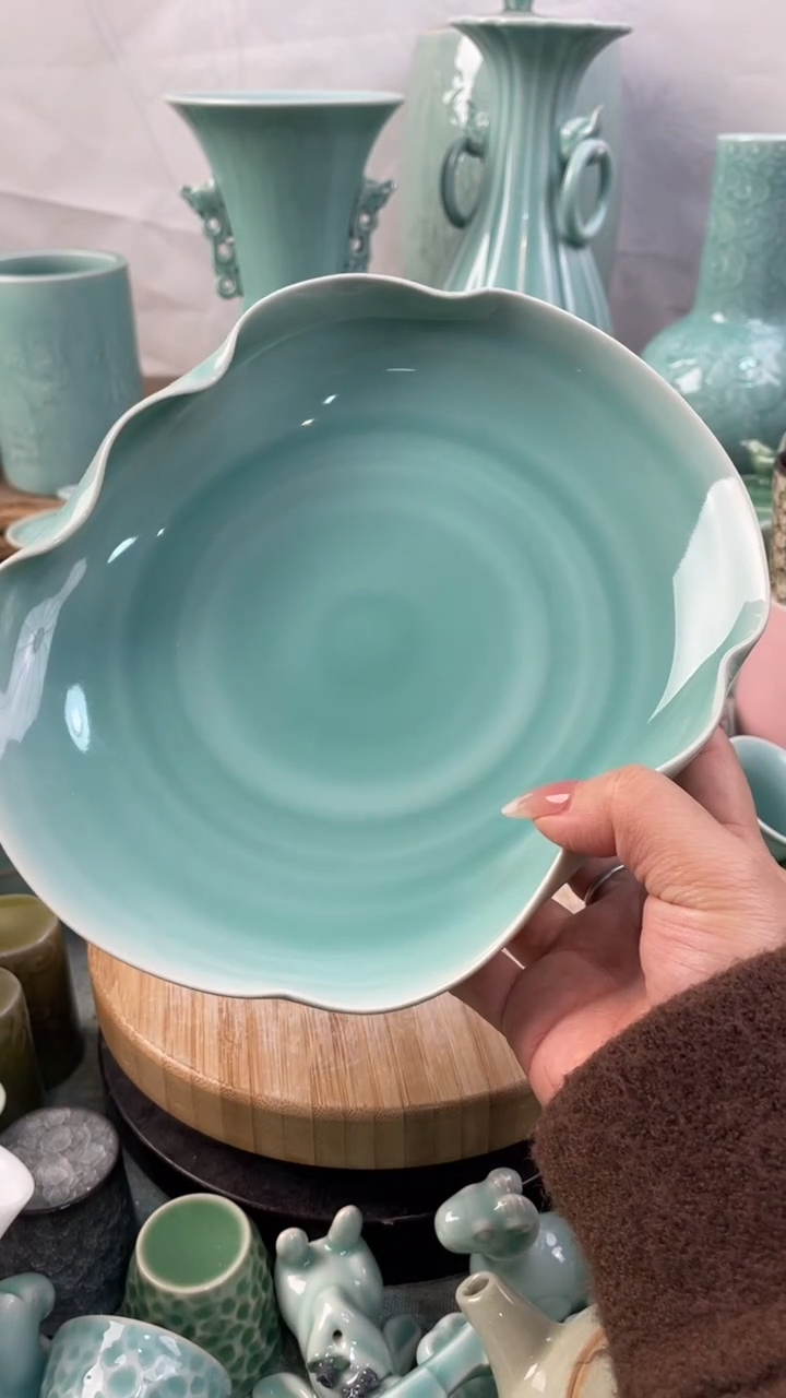 【闪购商品】全手特价福利 微瑕 慧仙青瓷