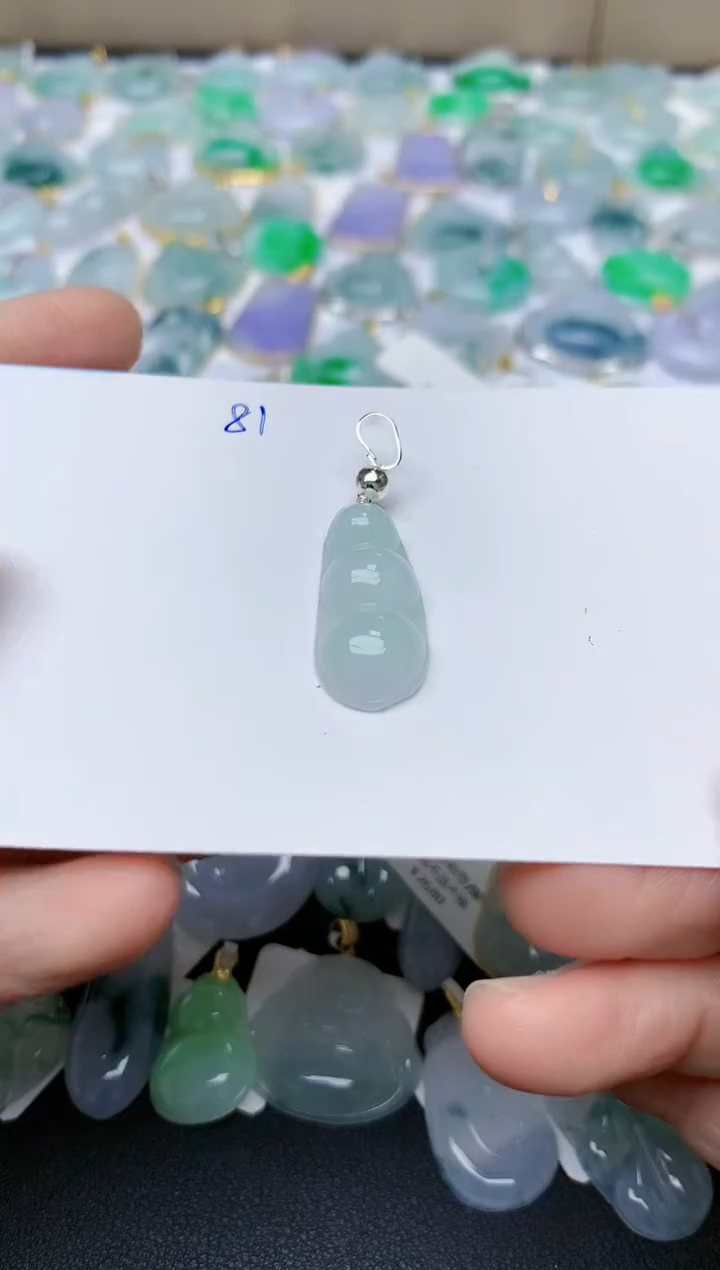 【闪购商品】翡翠颈饰合金天然翡翠A货    