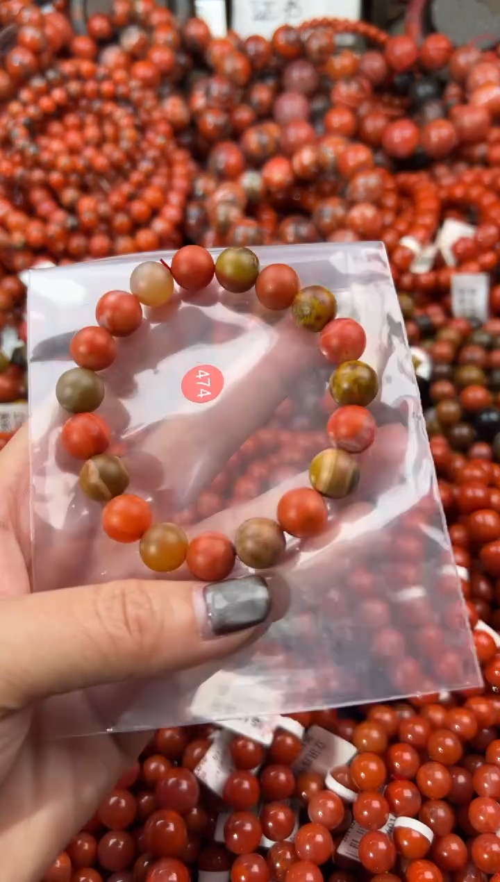 未镶嵌手串南红玛瑙10+