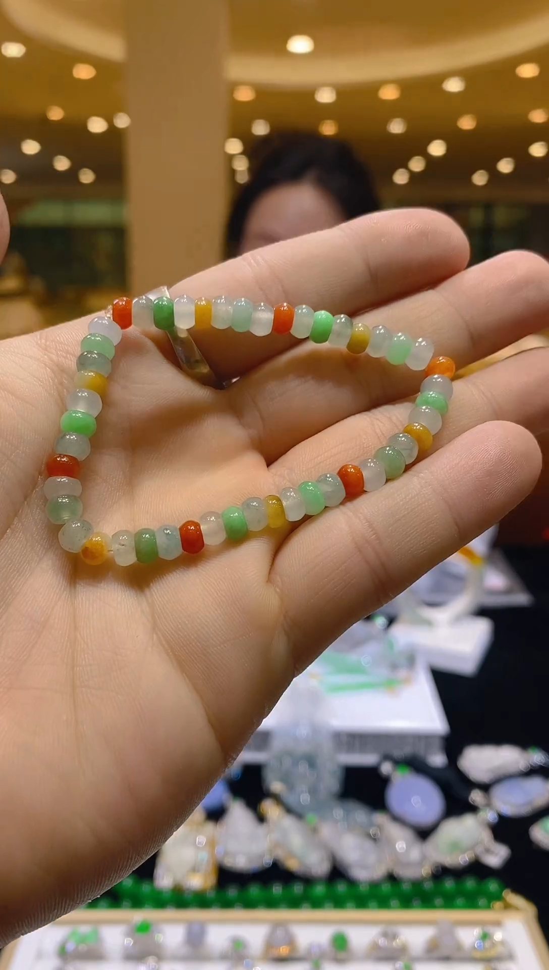 未镶嵌翡翠手串卡5手串