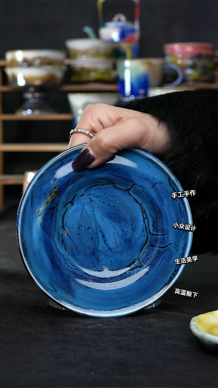 设计师款景德镇森涩手创陶瓷（食品级）938