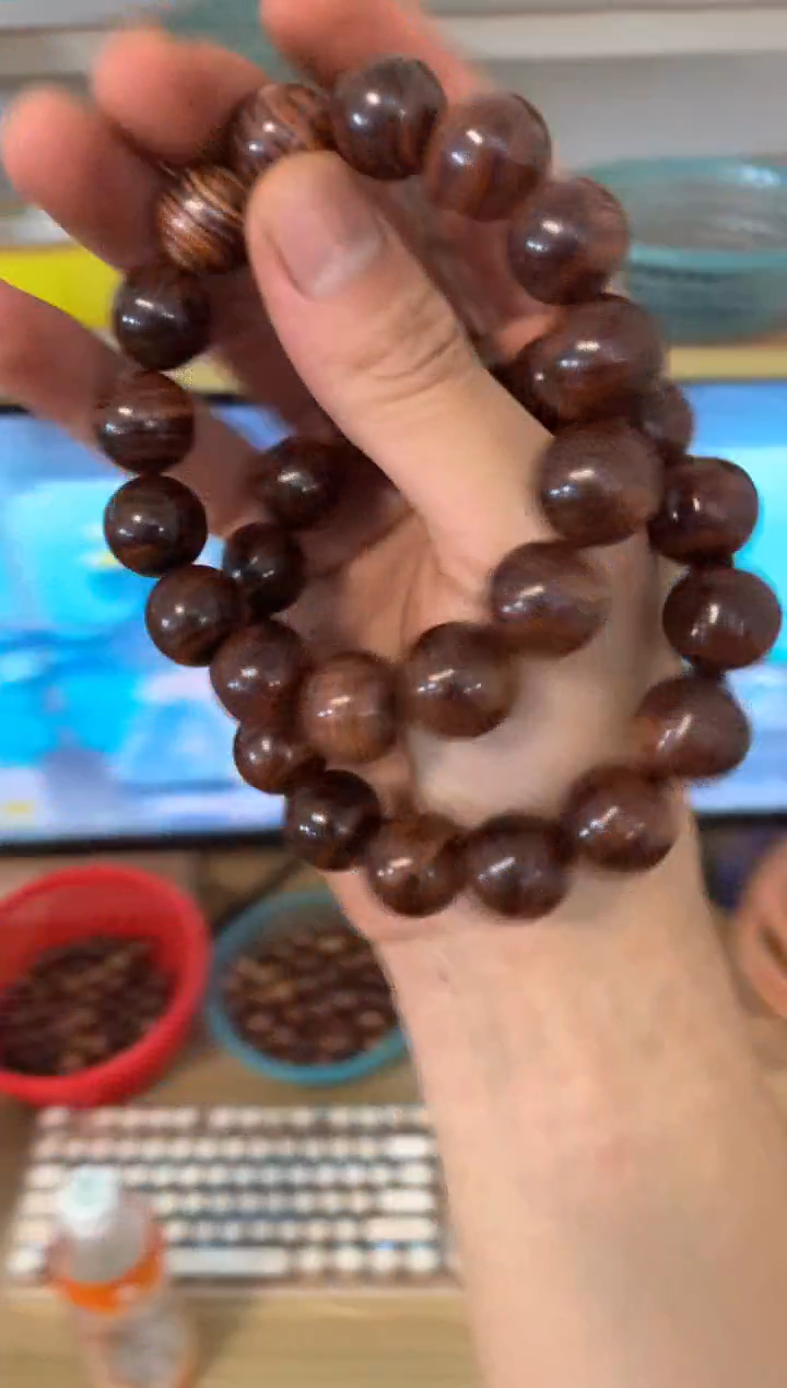 其他黄花梨/降香黄檀云*海南黄花梨定制1.5*15颗