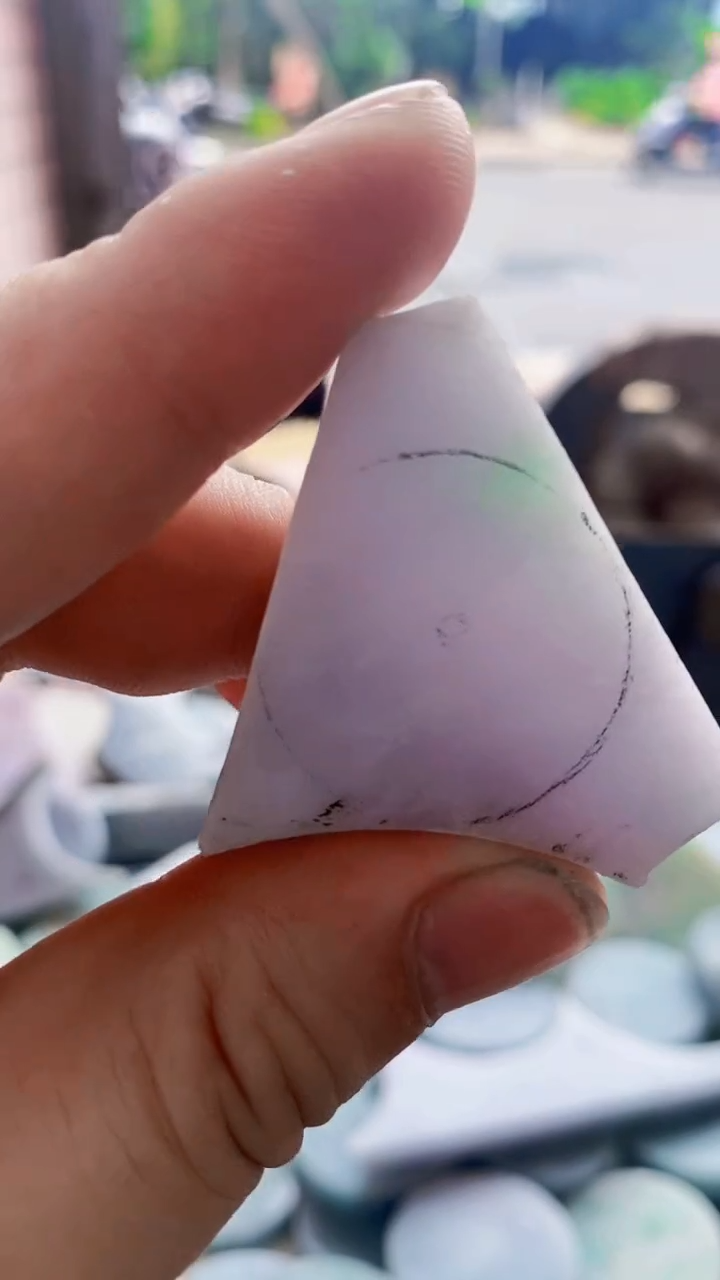 翡翠裸石缅甸天然翡翠A货F2401