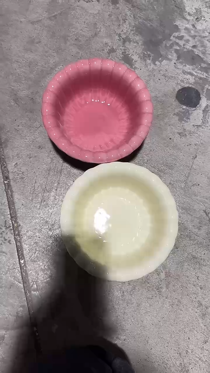 陶瓷2个芝士碗微瑕 凑满20元包邮