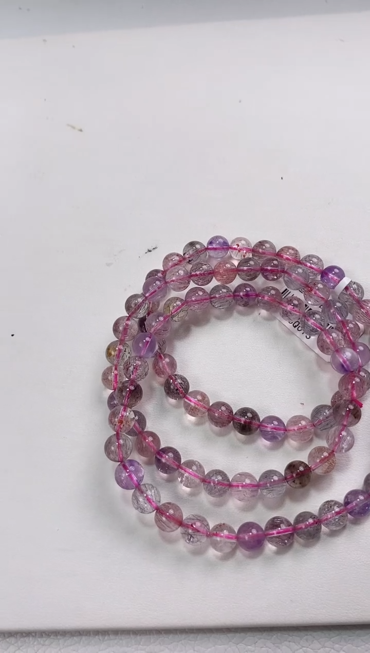 【闪购商品】水晶手链未镶嵌6.8mm多人多样性发其一