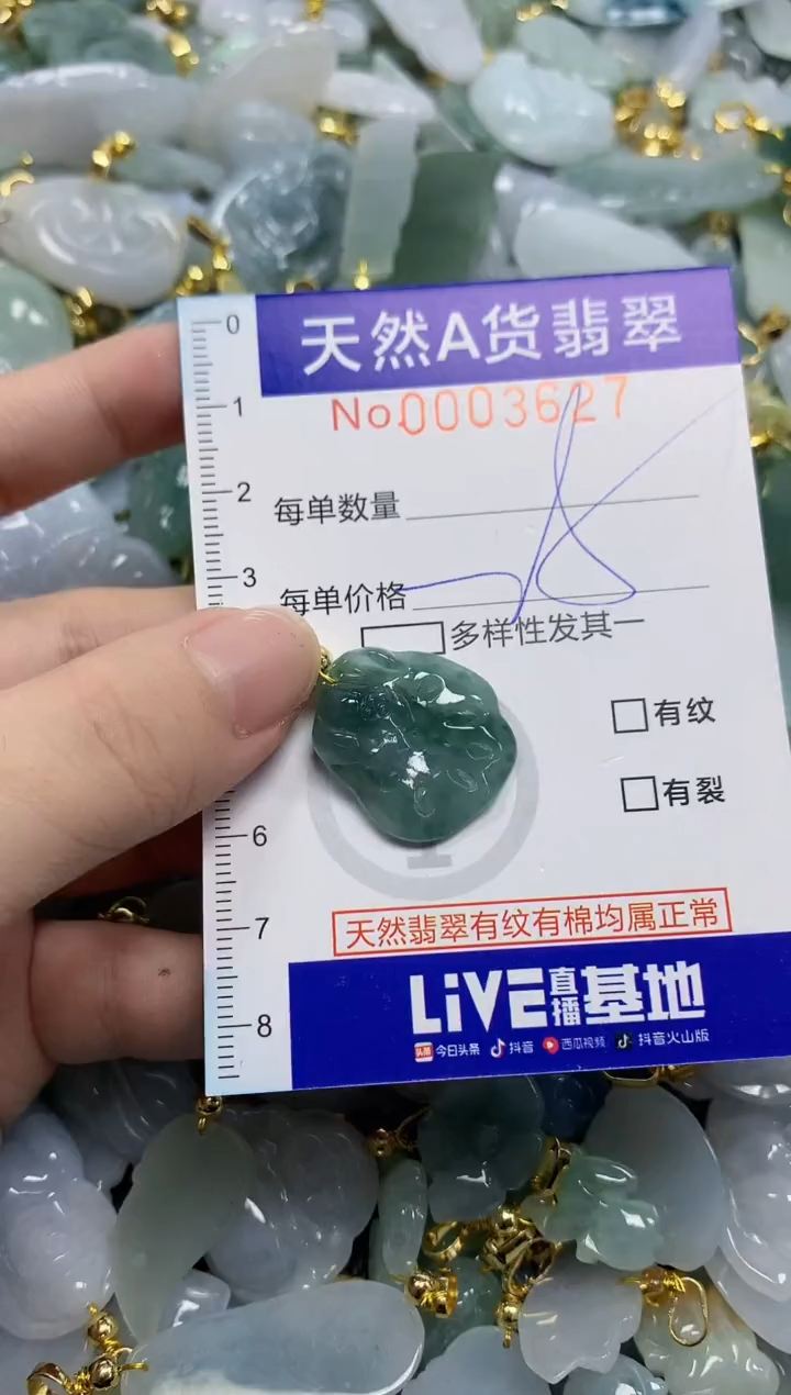 颈饰未镶嵌翡翠天然A货翡翠