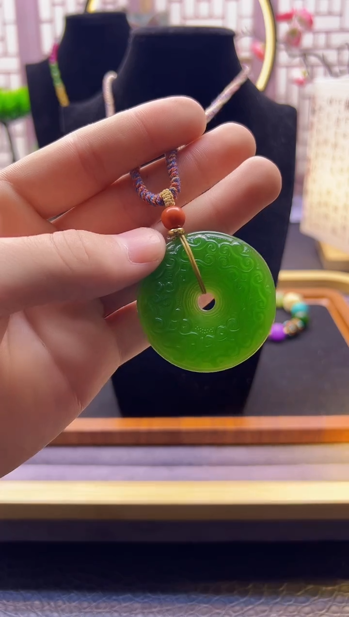 【闪购商品】和田玉颈饰14K金镶嵌X791       