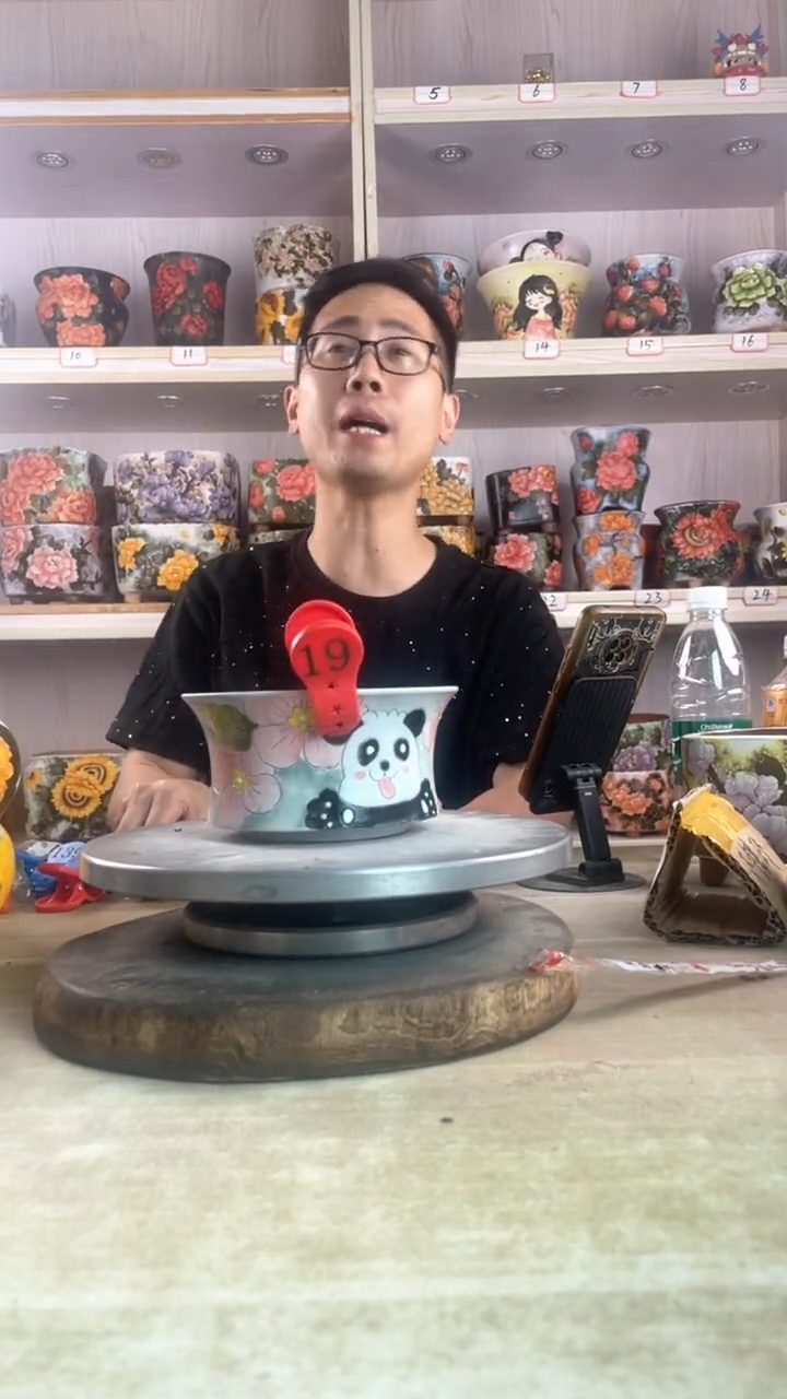 摆件19陶花岛多肉陶瓷花盆罐——微瑕