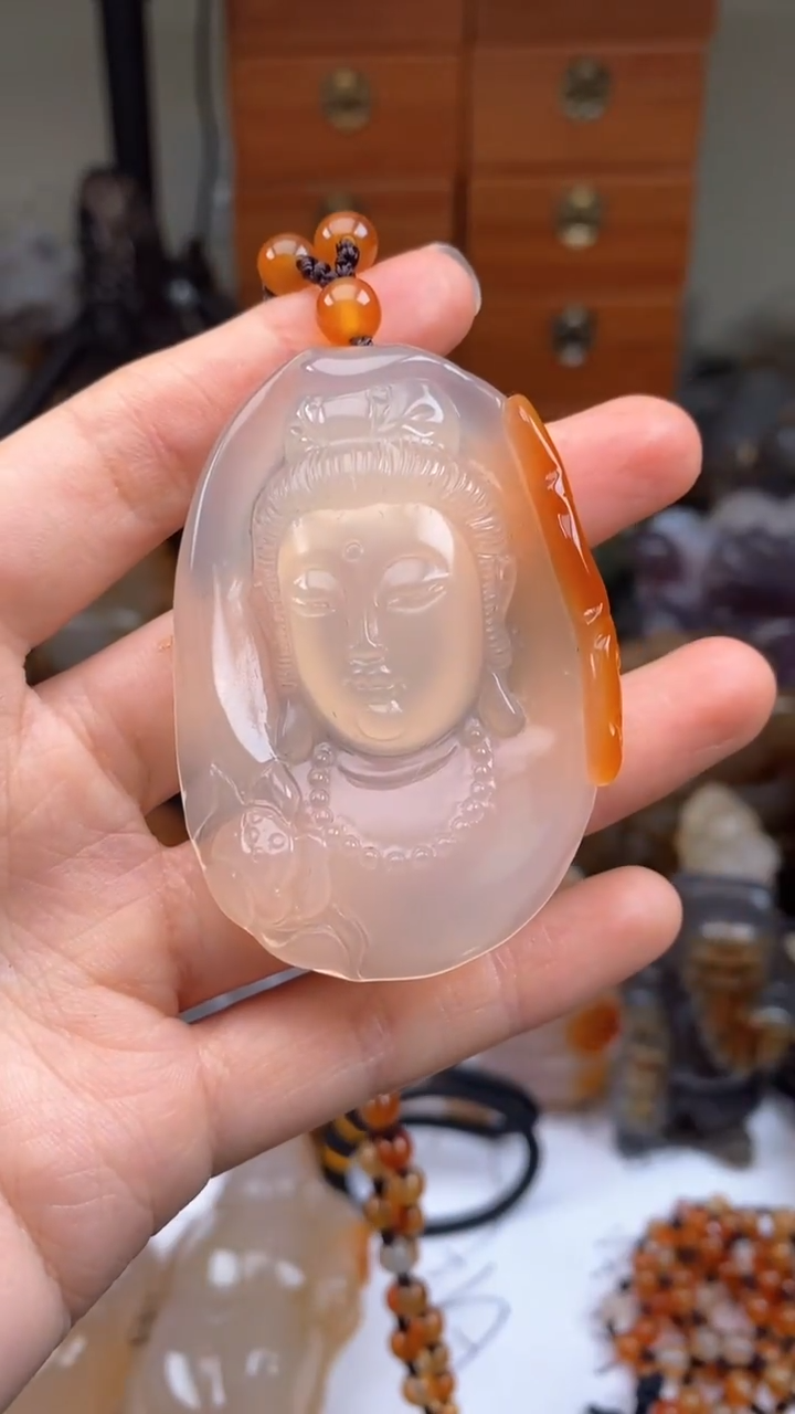 【闪购商品】玛瑙/玉髓颈饰未镶嵌AA