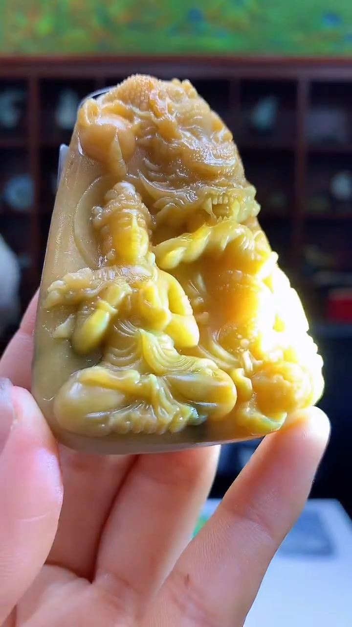 【闪购商品】定制翡翠未镶嵌1088hm-毛货挂件