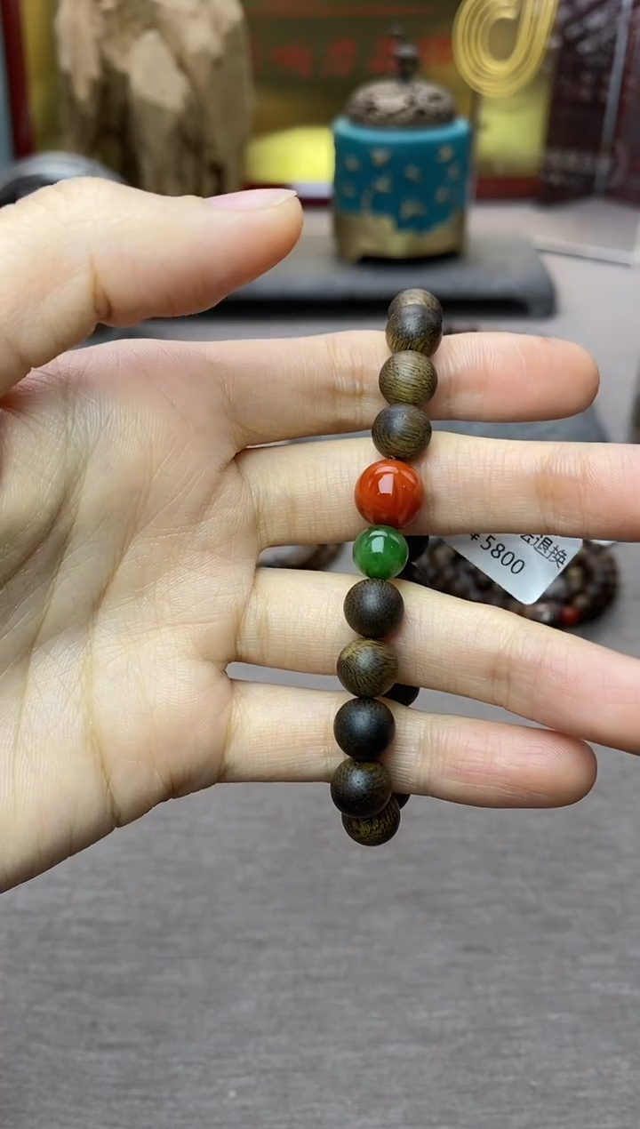 【闪购商品】沉香手串黄棋楠沉水08老料＋配饰设计