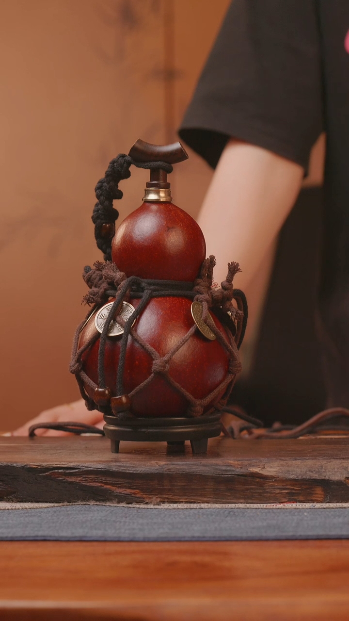 1692号精品大漆葫芦防腐防渗装水茶酒