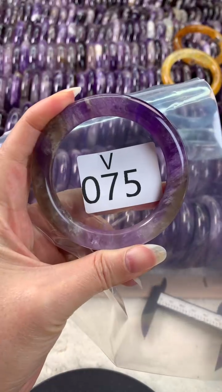 【闪购商品】水晶水晶手镯V未镶嵌075-56