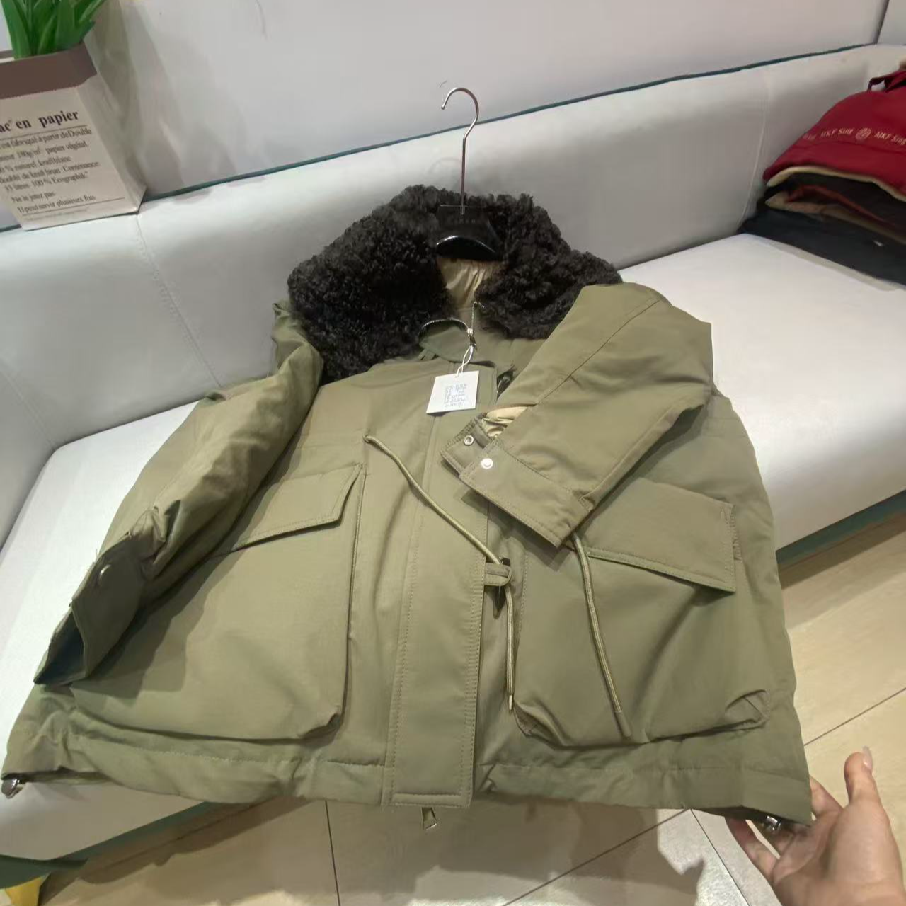 【王大艳家】布88295，中长款外套