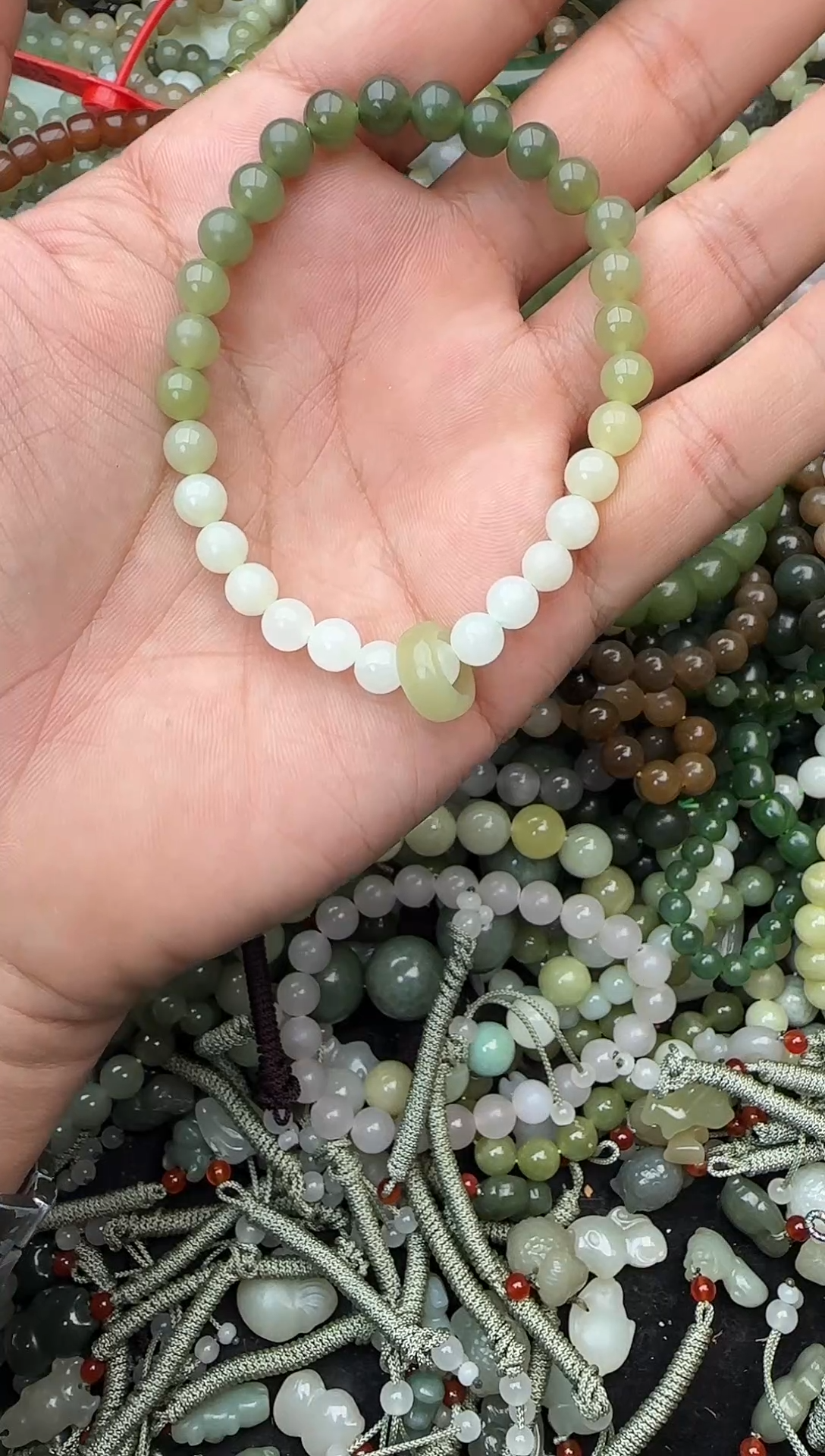 颈饰未镶嵌和田玉拍一发一