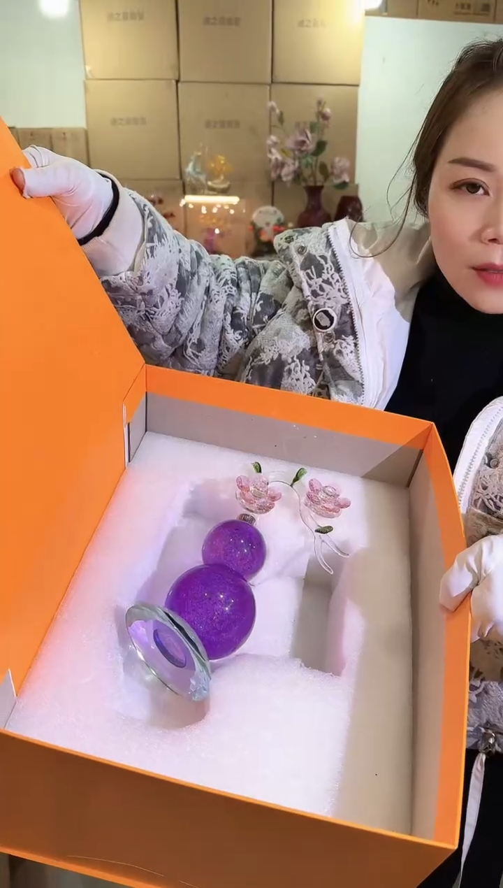 【闪购商品】无铅玻璃悠悠G-花器-55早