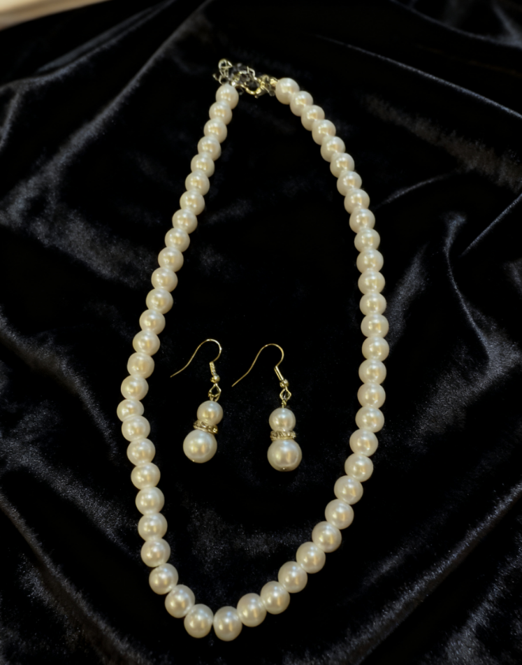 【钰轩甄选】天然淡水珍珠套装-YHQ-12