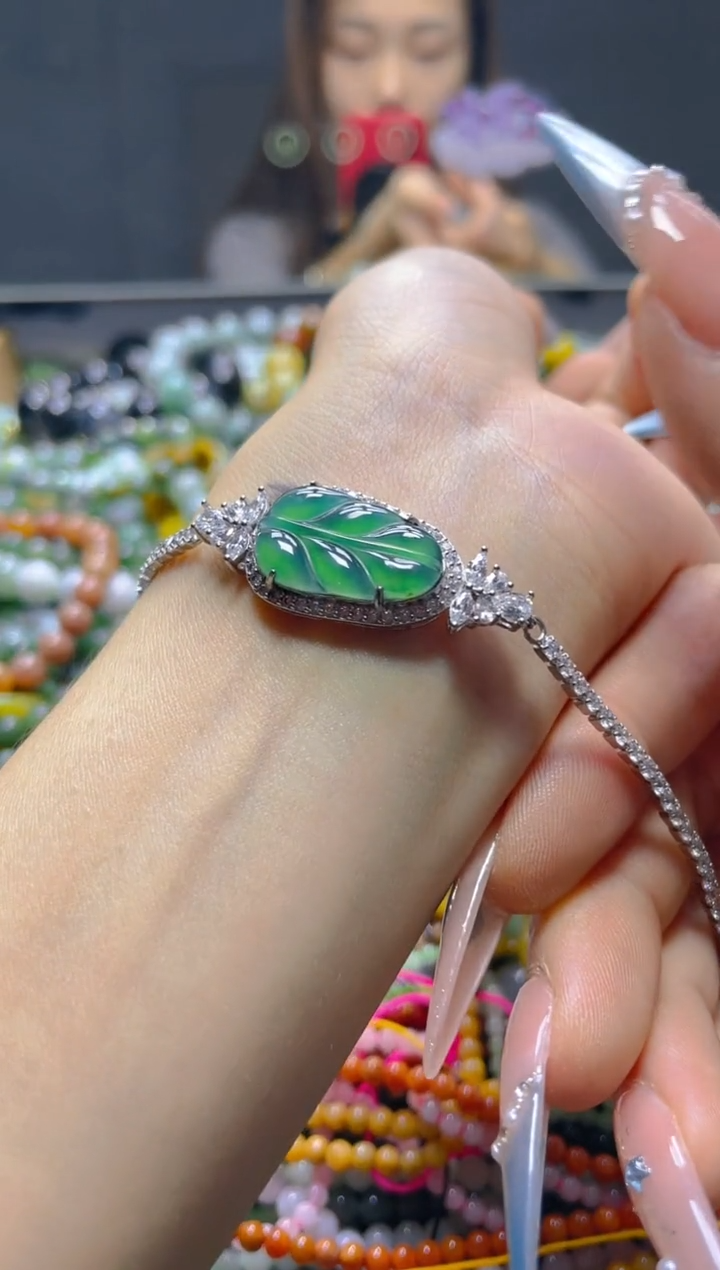 颈饰未镶嵌翡翠/S/翡翠A货，一件也是批发价