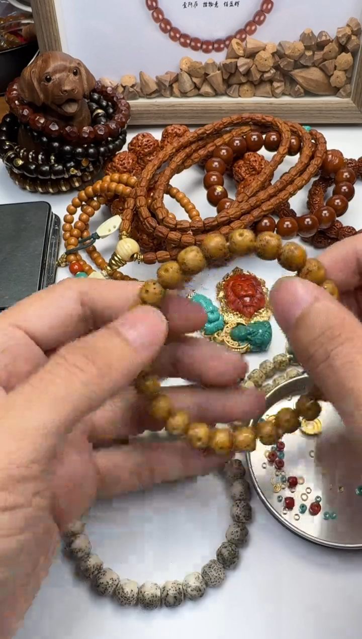 【闪购商品】文玩核桃手串星月