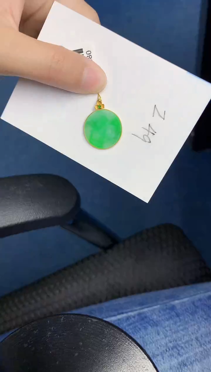 【闪购商品】翡翠颈饰18K金镶嵌000000000