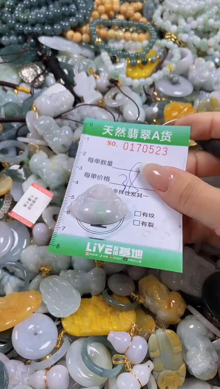 翡翠未镶嵌颈饰闪购0170523