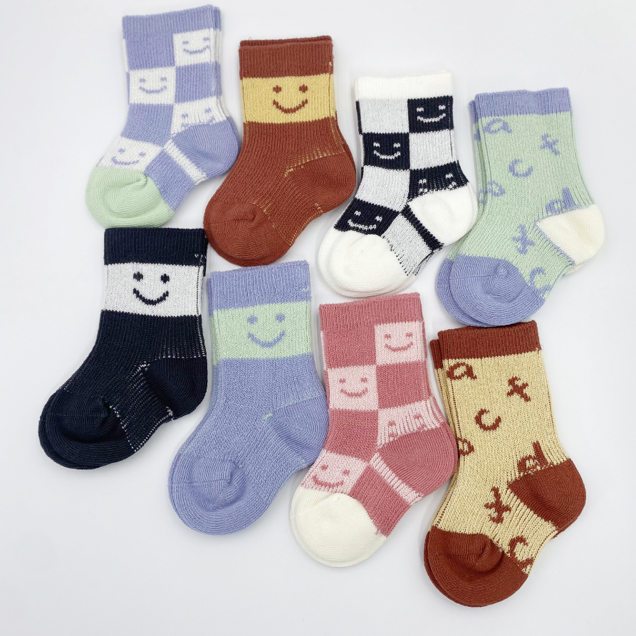 亮直播间选款 小龙人50款花型花色男童女童袜 备注编码