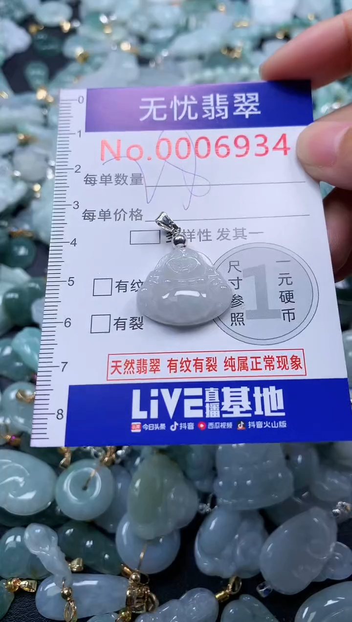 颈饰未镶嵌翡翠6934