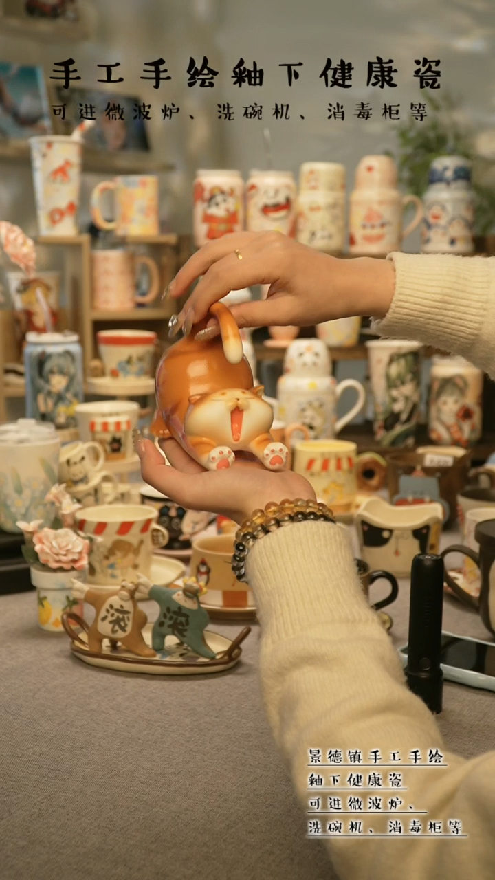 【闪购商品】杯景德镇手工手作陶瓷@W1033