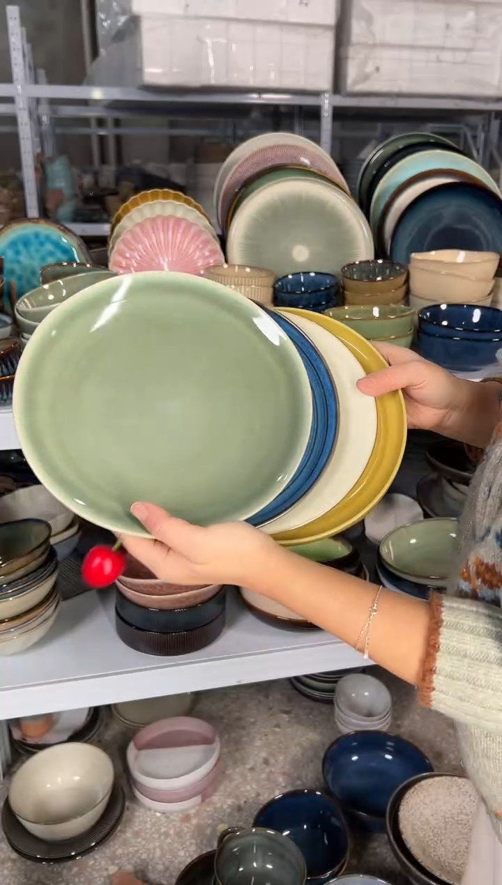 陶瓷外贸尾货瑕疵满20包邮重瑕特价孤品清仓X4小盘