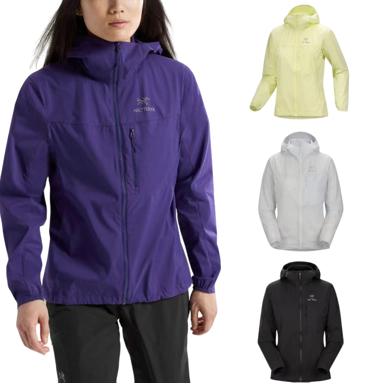 ARC'TERYX/始祖鸟Squamish Hoody 女款户外运动防晒服皮肤衣
