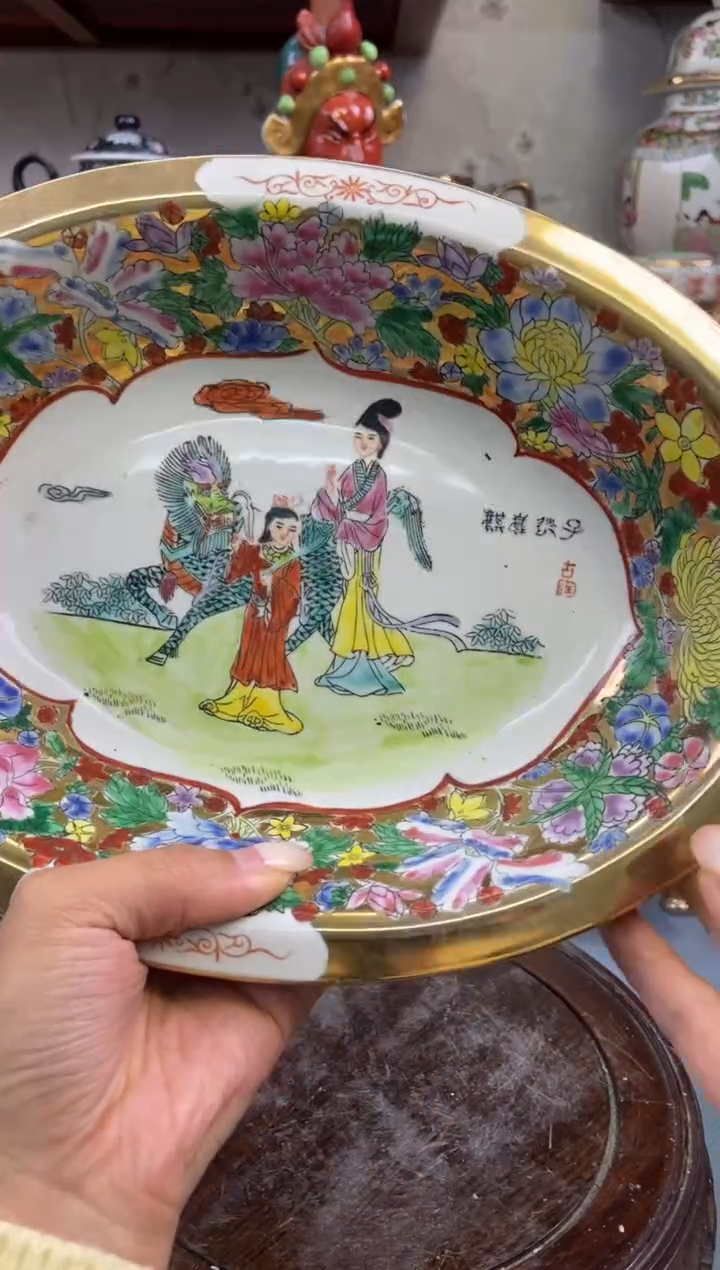 瓷片微瑕慎拍景德镇窑老厂瓷器单件