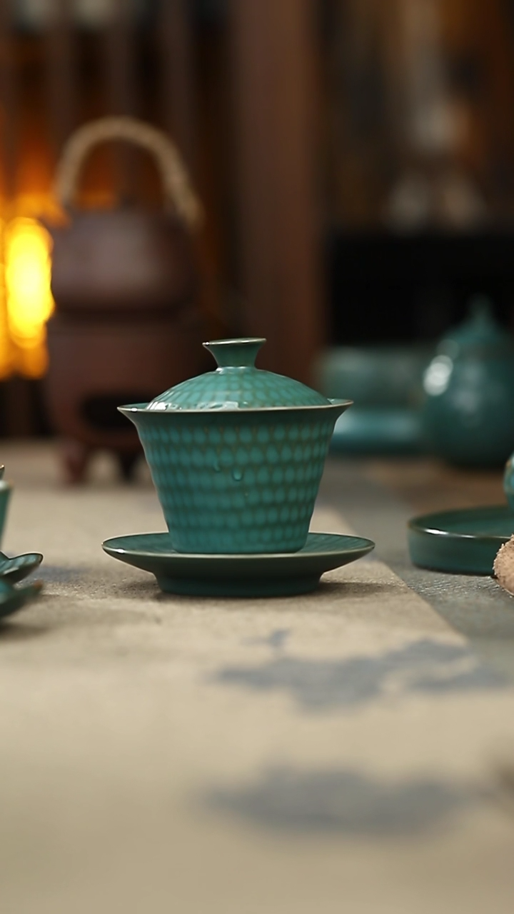 【闪购商品】其他锤纹-三才盖碗