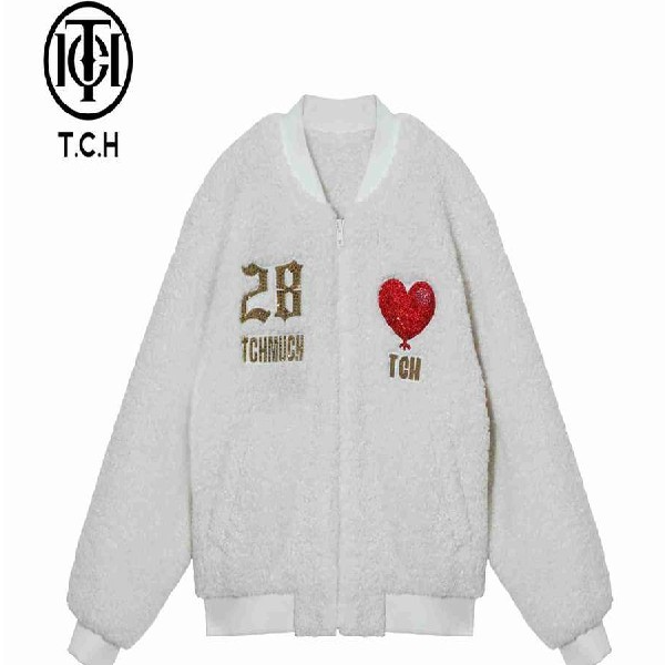 TCH服饰店播-潮牌童装拉链卫衣字母条纹女小童圆领衫T66C27650K