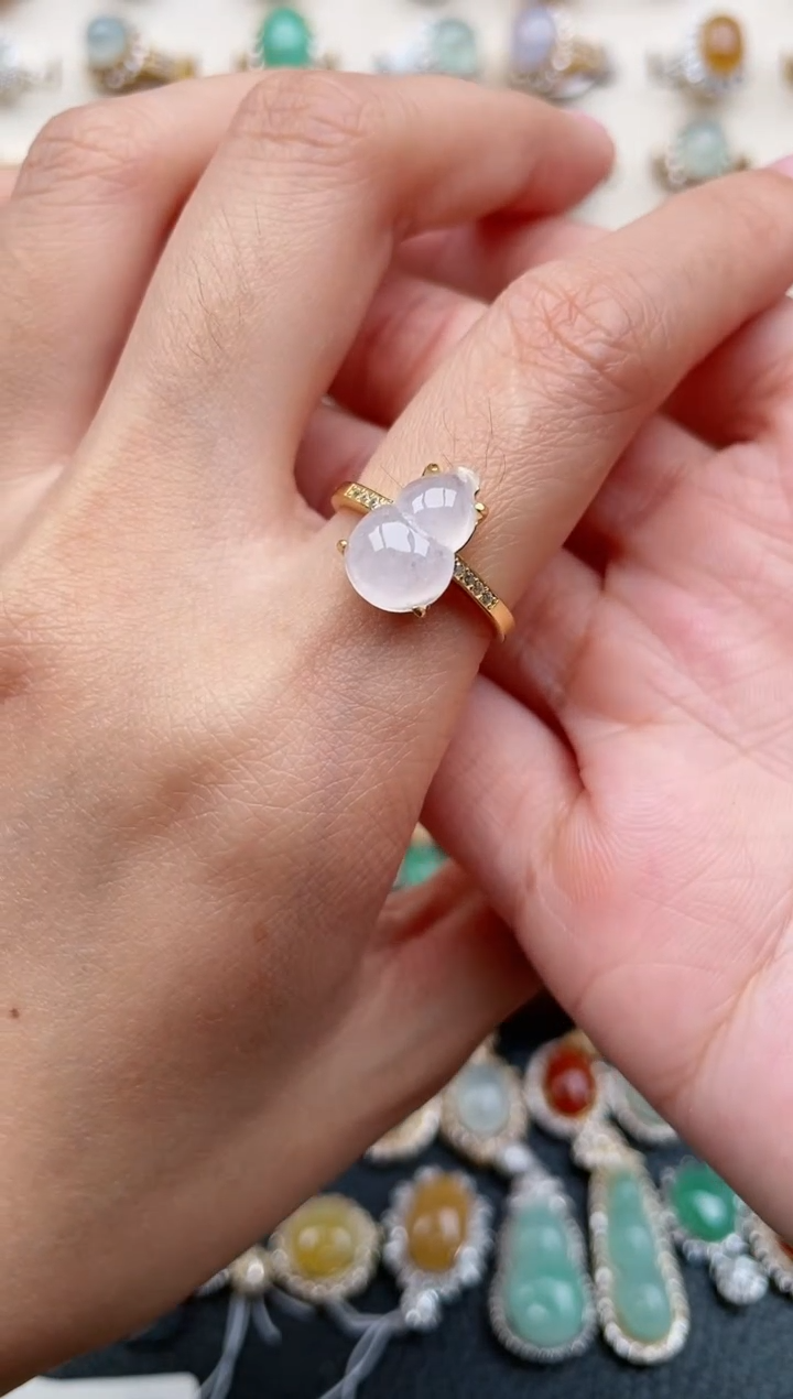 【闪购商品】翡翠戒指银S925镶嵌1111