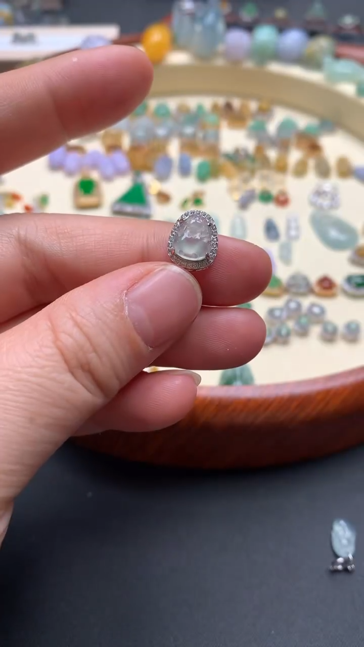 【闪购商品】翡翠颈饰银S925镶嵌翡翠镶嵌貔貅