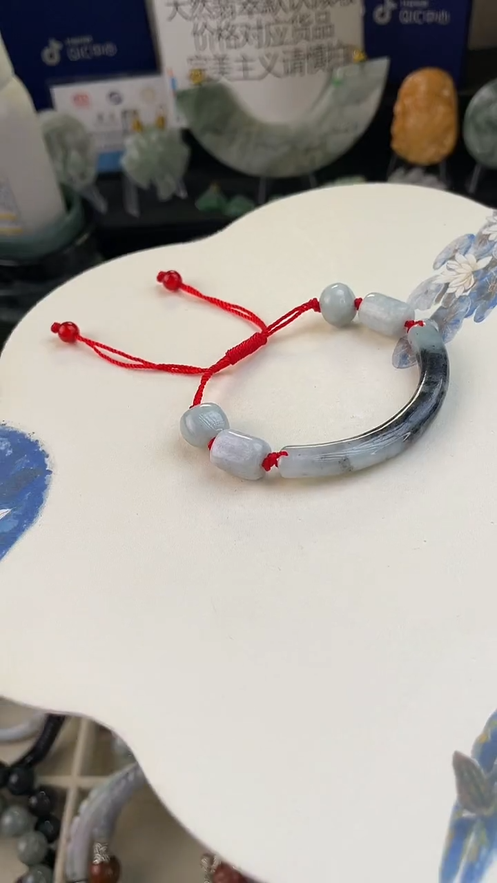 未镶嵌手链翡翠手工定制主默认微瑕播介绍为准