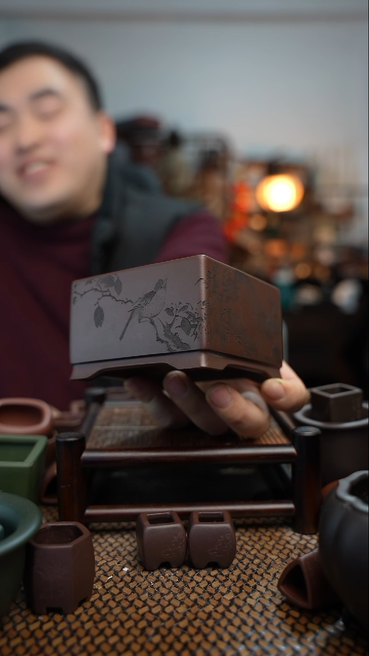 【闪购商品】紫砂花盆長木軒精品紫砂