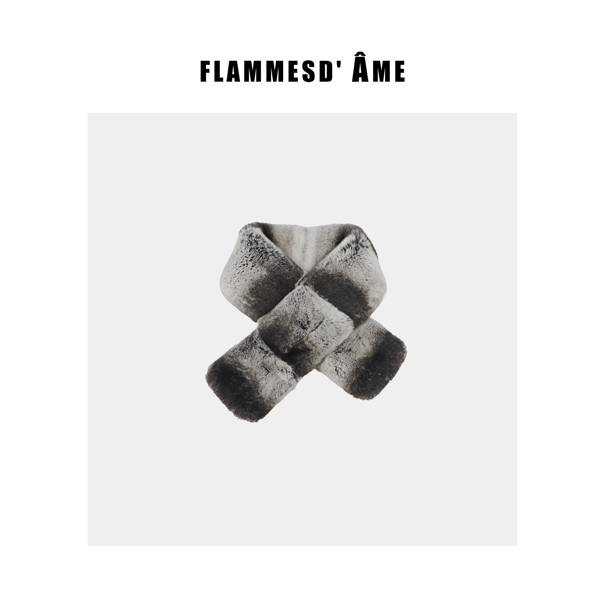 【FA】獭兔龙猫毛老钱风静奢氛围感秋冬围巾